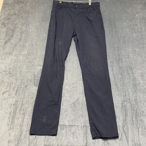 Copper Oak Golf Pants Mens 32x32 Blue Nylon Stretch Performance Mid Rise Logo